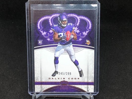 DALVIN COOK 2017 PANINI CROWN ROYALE BRONZE RC #D 245/299