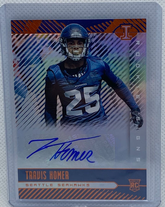 TRAVIS HOMER 2019 PANINI ILLUSIONS ROOKIE SIGNS AUTO RC # RS-TRH