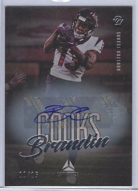 BRANDIN COOKS 2021 PANINI LUMINANCE AUTO #D /15