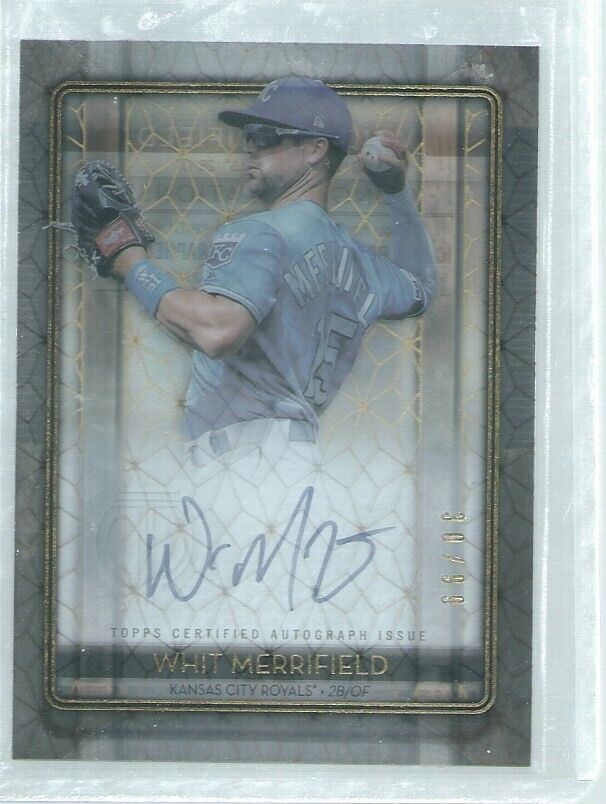 WHIT MERRIFIELD 2020 TOPPS ICONIC PERSPECTIVES ON CARD AUTO #D 30/99