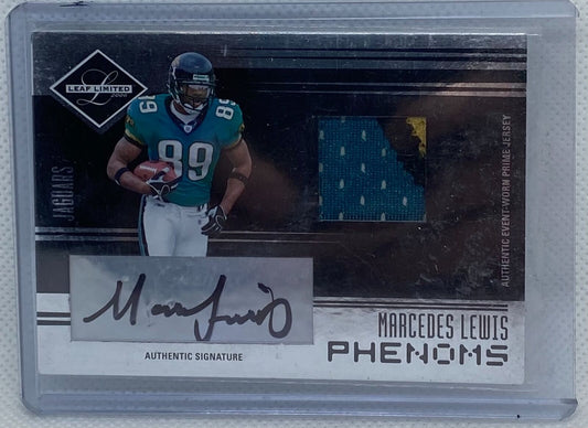 MARCEDES LEWIS 2006 LEAF LIMITED RPA PATCH AUTO RC #D 067/100