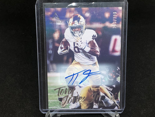 TONY JONES JR 2020 PANINI LUMINANCE AUTO RC #D 233/299
