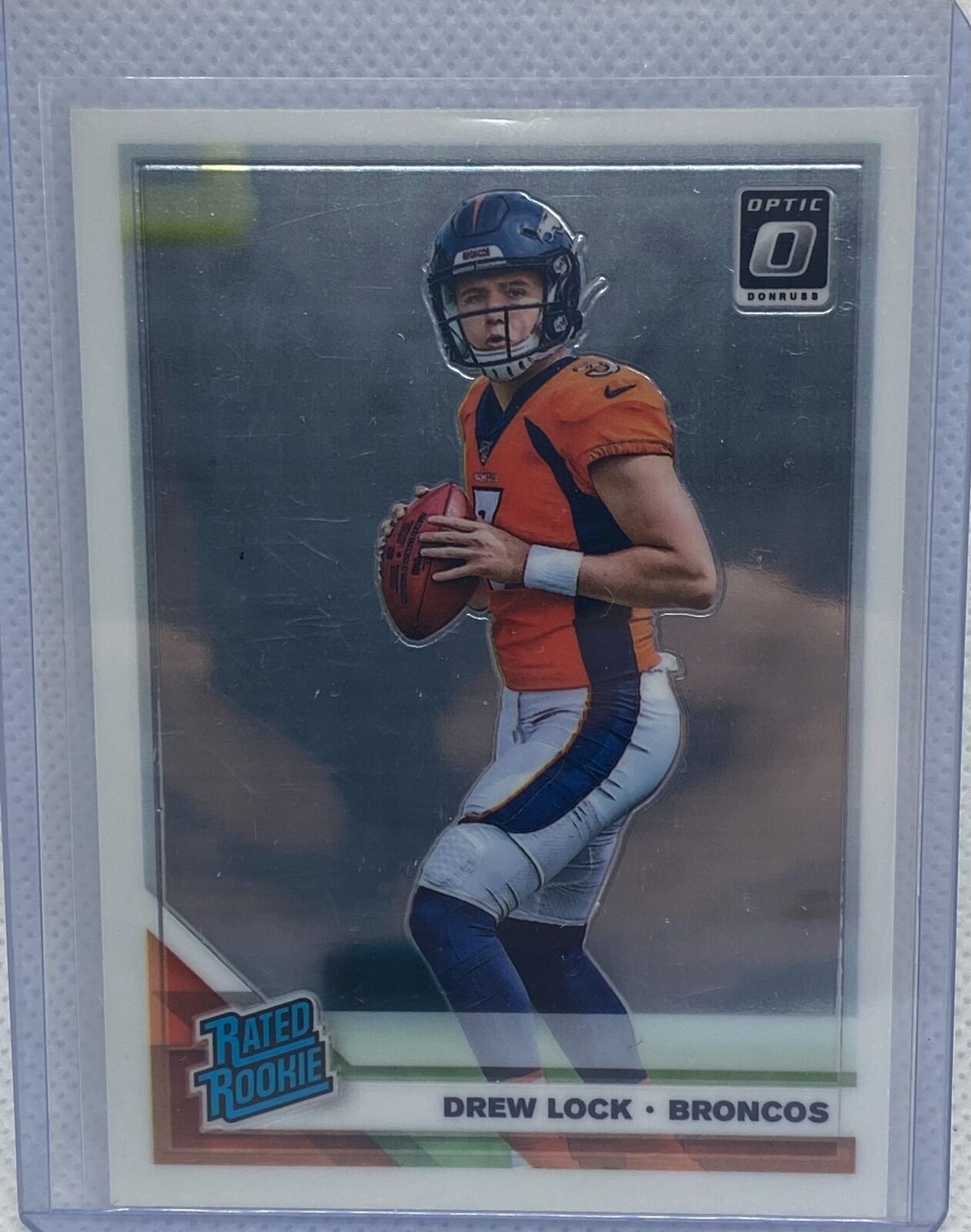 DREW LOCK 2019 PANINI DONRUSS OPTIC RATED ROOKIE RC #153