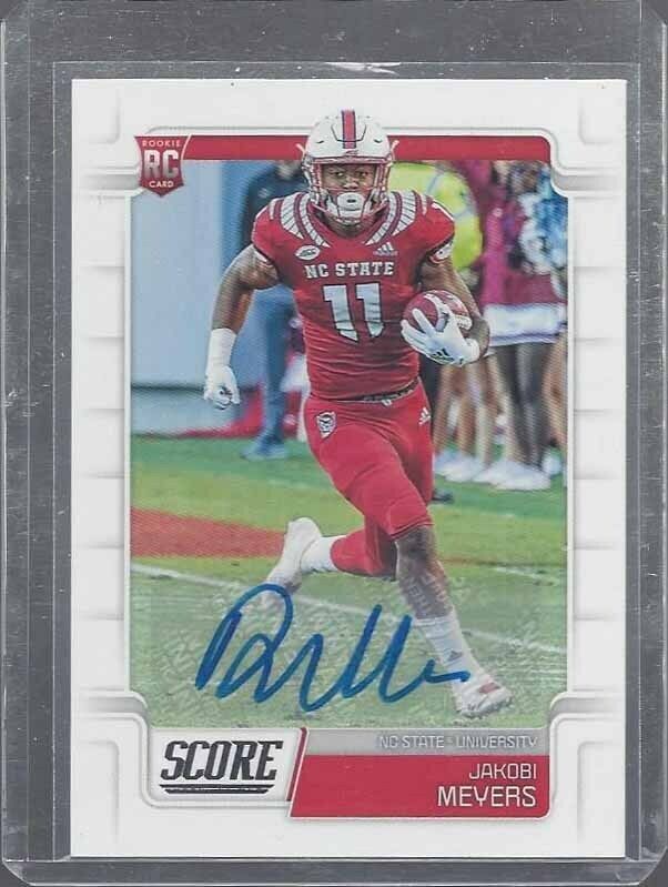 JAKOBI MEYERS 2018 SCORE PATRIOTS ROOKIE AUTO RC #431