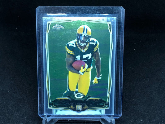 DAVANTE ADAMS 2014 TOPPS CHROME TRUE ROOKIE RC # 114