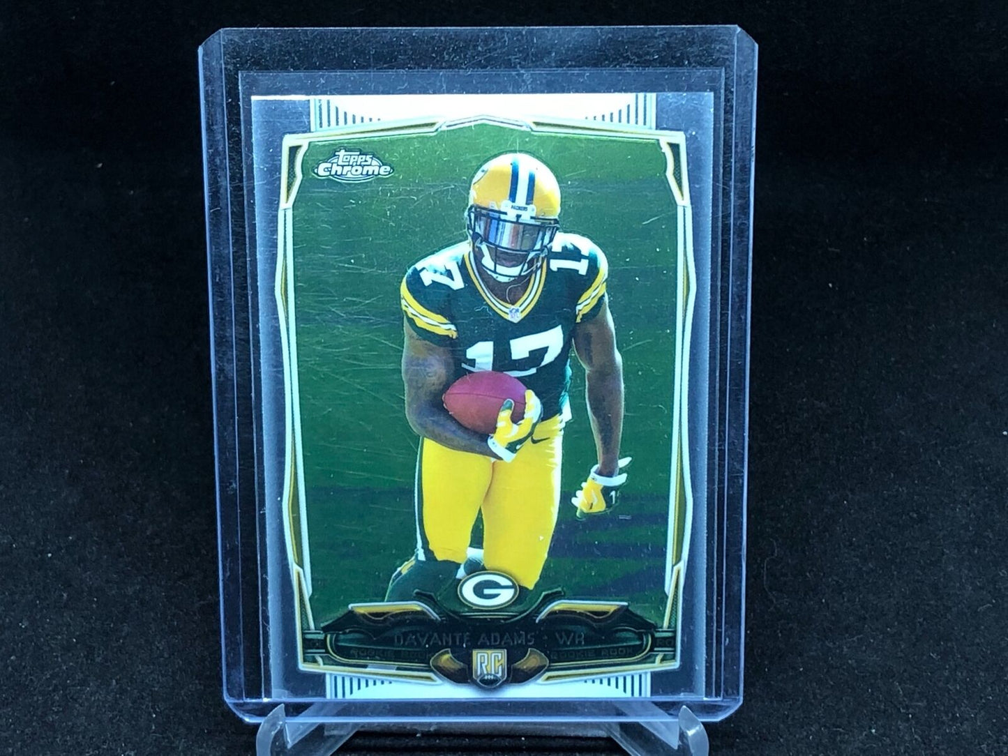 DAVANTE ADAMS 2014 TOPPS CHROME TRUE ROOKIE RC # 114