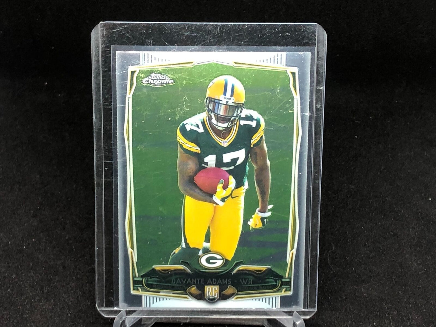 DAVANTE ADAMS 2014 TOPPS CHROME TRUE ROOKIE RC # 114