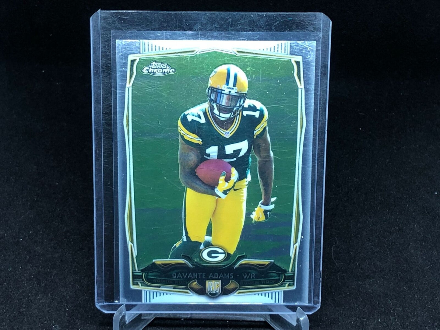 DAVANTE ADAMS 2014 TOPPS CHROME TRUE ROOKIE RC # 114