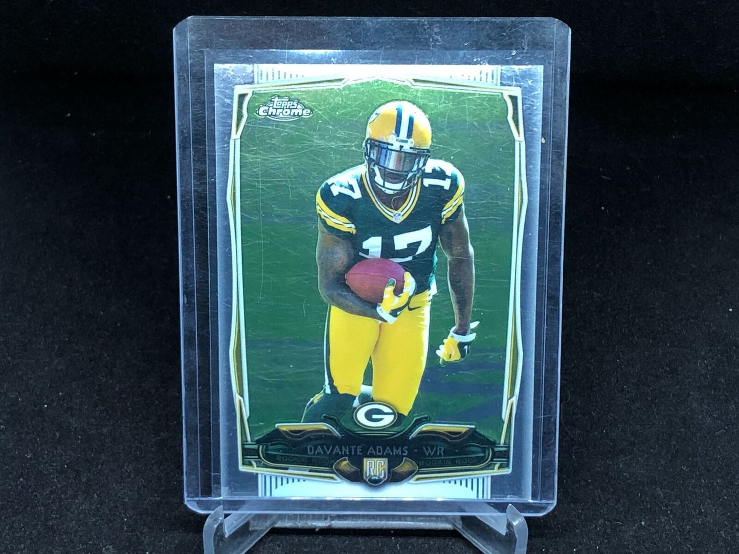 DAVANTE ADAMS 2014 TOPPS CHROME TRUE ROOKIE RC # 114