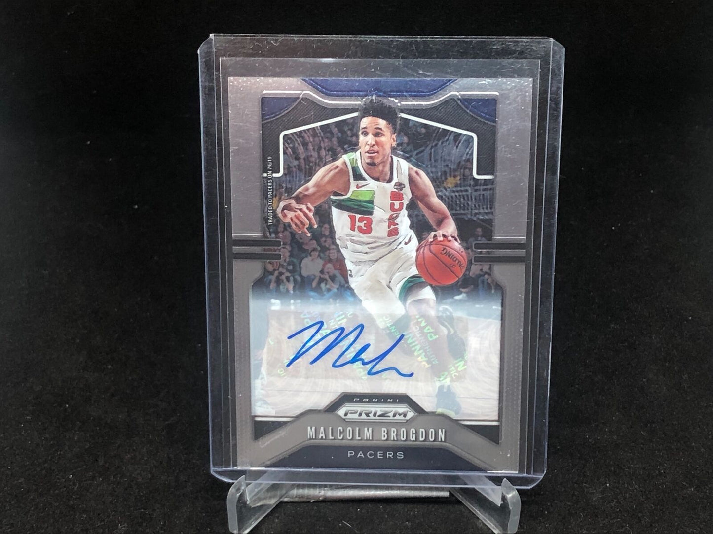 MALCOLM BROGDON 2019-20 PANINI PRIZM AUTO # 232