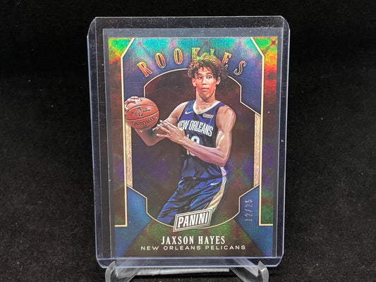 JAXSON HAYES 2019-20 PANINI BLACK FRIDAY ROOKIES GALACTIC RC #D 12/25
