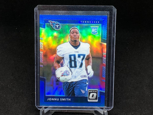 JONNU SMITH 2017 PANINI DONRUSS OPTIC BLUE HOLO RC #D 146/149