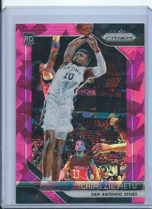 CHIMEZIE METU 2018-19 PANINI PRIZM PINK ICE PRIZMS RC #241