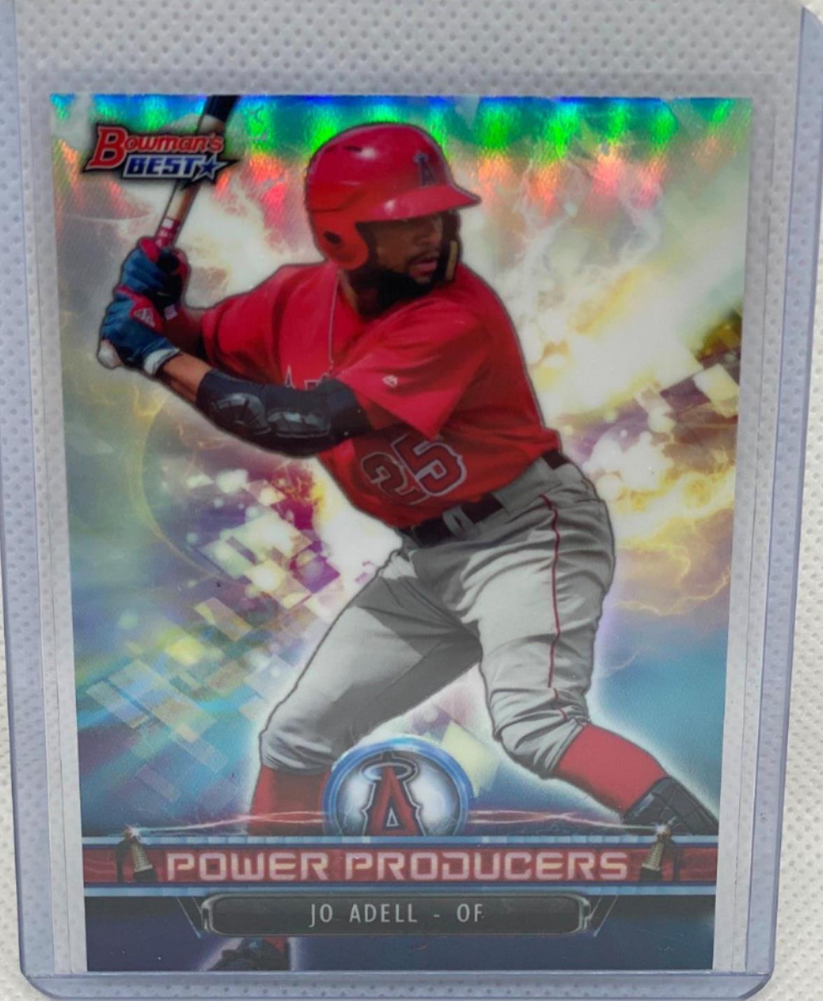 JO ADELL 2018 TOPPS BOWMAN'S BEST POWER PRODUCERS REFRACTOR PROSPECT #PP-JA