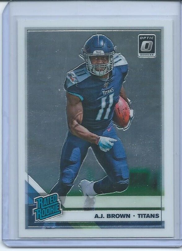 A..J. BROWN 2019 PANINI DONRUSS OPTIC TRUE ROOKIE RC #164