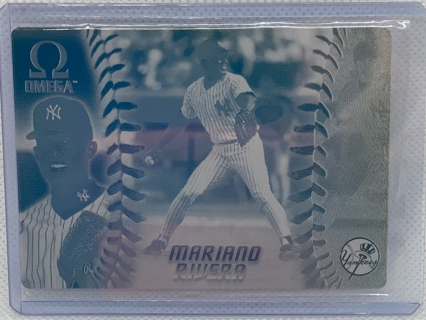 MARIANO RIVERA 1998 OMEGA CYAN PRINTING PLATE #1/1