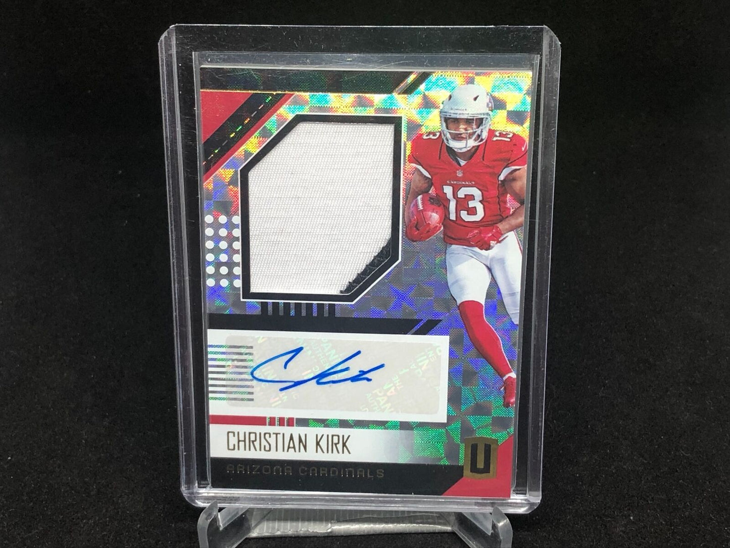 CHRISTIAN KIRK 2018 UNPARALLELED HYPER 2 CLR PATCH AUTO RC #D 23/25