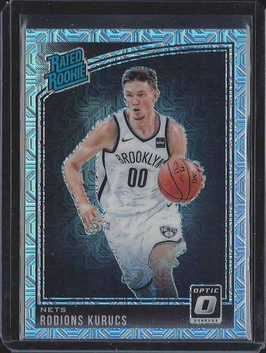 RODIONS KURUCS 2018-19 DONRUSS OPTIC CHOICE HOLO RATED ROOKIE RC SP #155