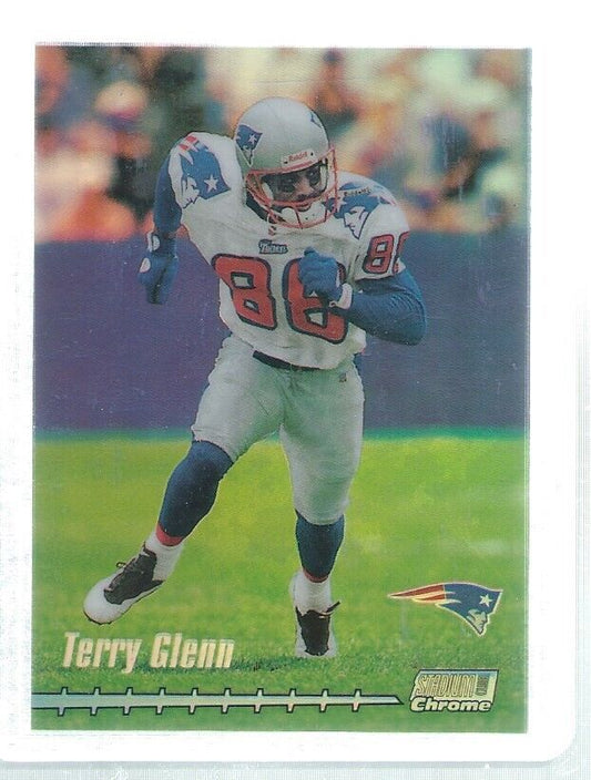 TERRY GLENN 1999 TOPPS STADIUM CLUB CHROME REFRACTOR #84