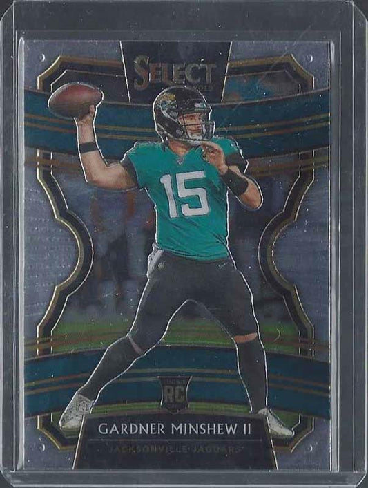 GARDNER MINSHEW II 2019 PANINI SELECT JAGUARS CONCOURSE TRUE ROOKIE RC #10