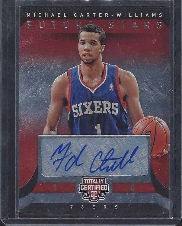 1/1 MICHAEL CARTER WILLIAMS 2014-15 TOTALLY CERTIFIED FUTURE STARS AUTO #D 1/99