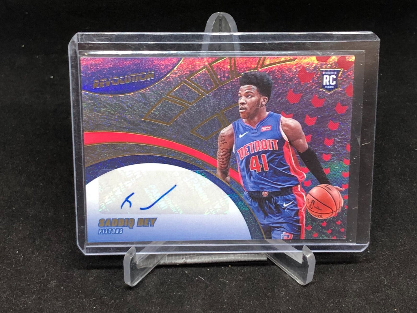 SADDIQ BEY 2020-21 PANINI REVOLUTION ROOKIE AUTO RC