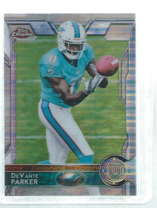 DEVANTE PARKER 2015 TOPPS CHROME PULSAR REFRACTOR ROOKIE RC #103