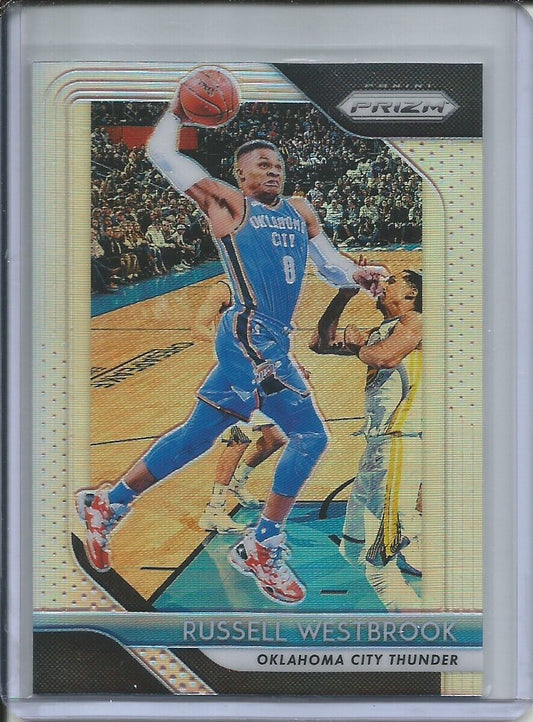 RUSSELL WESTBROOK 2018-19 PANINI PRIZM SILVER