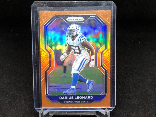 DARIUS LEONARD 2020 PANINI PRIZM ORANGE PRIZMS #D 216/249