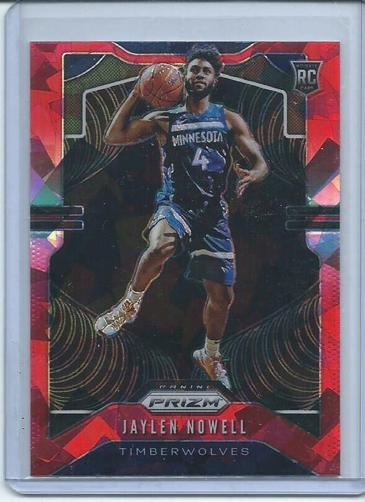 JAYLEN NOWELL 2019-20 PANINI PRIZM RED ICE PRIZMS RC #281