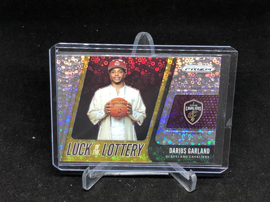 DARIUS GARLAND 2019-20 PANINI PRIZM FAST BREAK LUCK OF THE LOTTERY PRIZM RC # 5