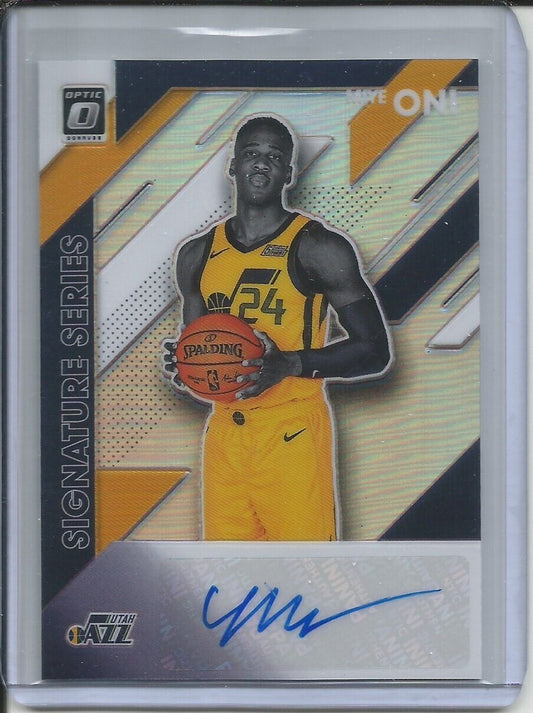 MIYE ONI 2019-20 PANINI CONTENDERS SIGNATURE SERIES SILVER HOLO PRIZM AUTO RC