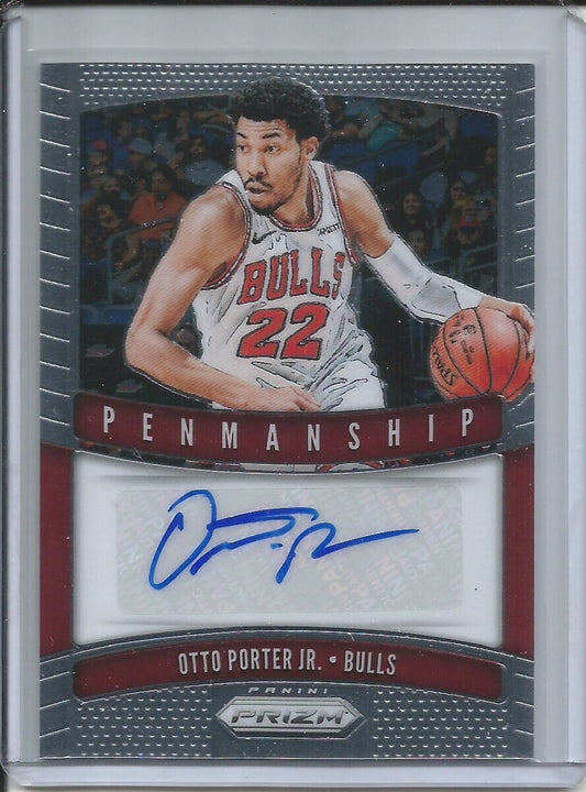 OTTO PORTER JR 2019-20 PANINI PRIZM PENMANSHIP AUTO