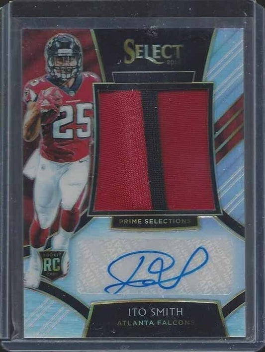 ITO SMITH 2018 SELECT SILVER JUMBO ROOKIE PATCH AUTO RC #D 37/49