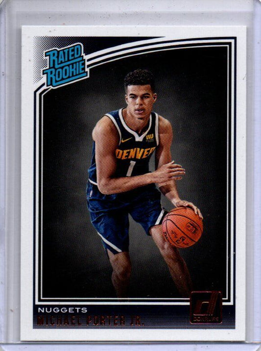 MICHAEL PORTER JR. 2018-19 PANINI DONRUSS TRUE ROOKIE RC #182