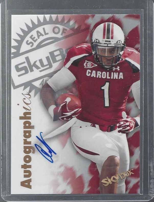 ALSHON JEFFERY 2012 FLEER RETRO 1997 STYLE AUTOGRAPHICS ROOKIE AUTO RC