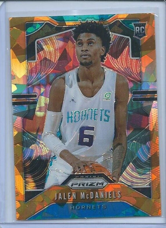 JALEN MCDANIELS 2019-20 PANINI PRIZM ORANGE ICE PRIZMS RC #297