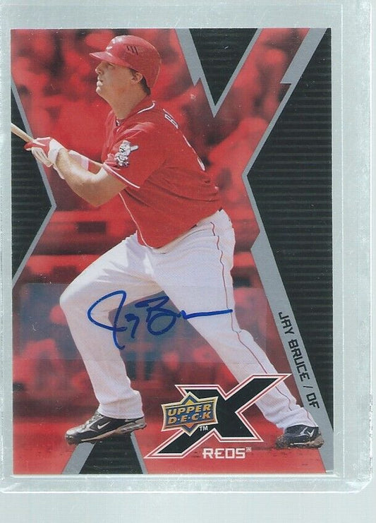 JAY BRUCE 2009 UPPER DECK X AUTO #23