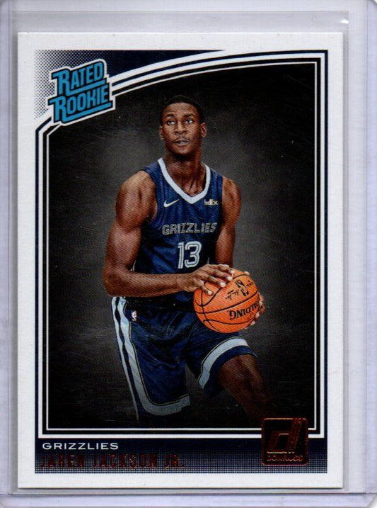 JAREN JACKSON JR. 2018-19 PANINI DONRUSS TRUE ROOKIE RC #188