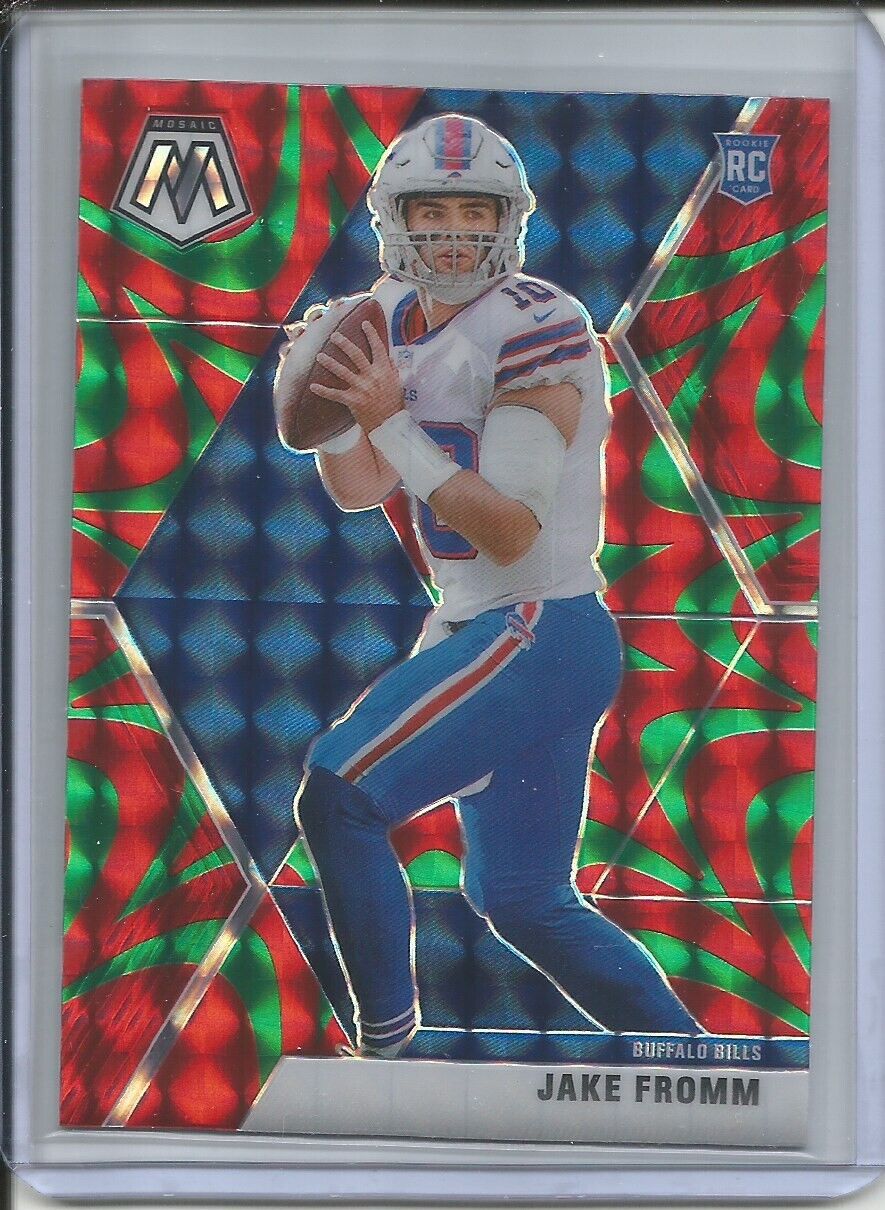 JAKE FROMM 2019-20 PANINI MOSAIC REACTIVE GREEN PRIZM BILLS RC #242