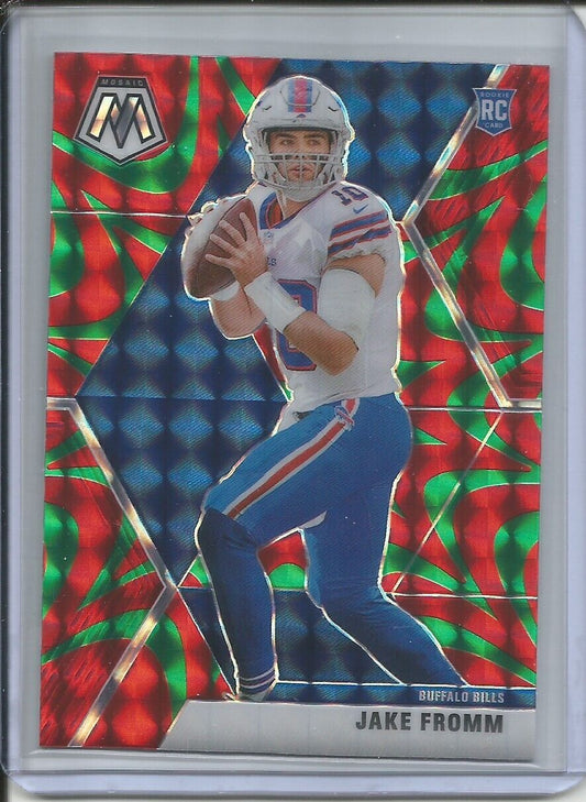 JAKE FROMM 2019-20 PANINI MOSAIC REACTIVE GREEN PRIZM BILLS RC #242