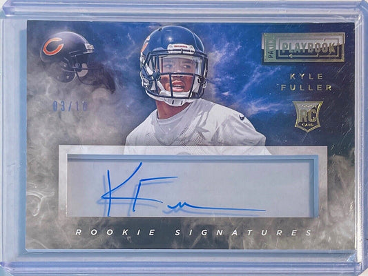 KYLE FULLER 2014 PANINI PLAYOFF ROOKIE SIGNATURES GOLD AUTO ROOKIE RC #D 03/10