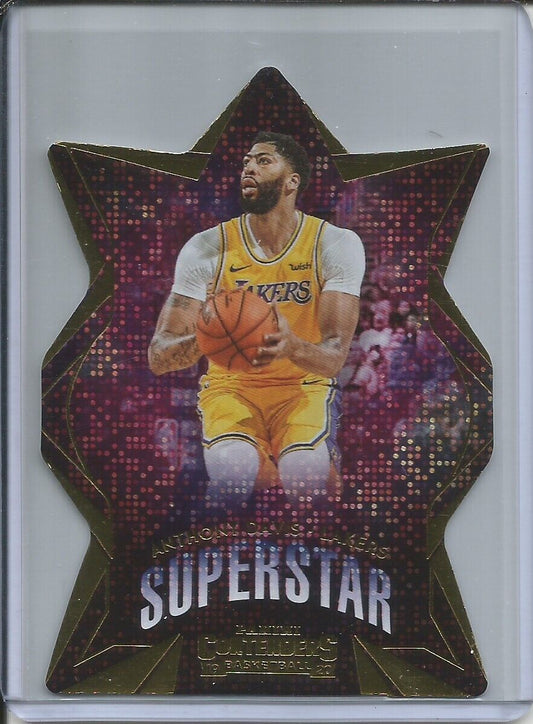 ANTHONY DAVIS 2019-20 PANINI CONTENDERS SUPERSTAR DIECUT LAKERS