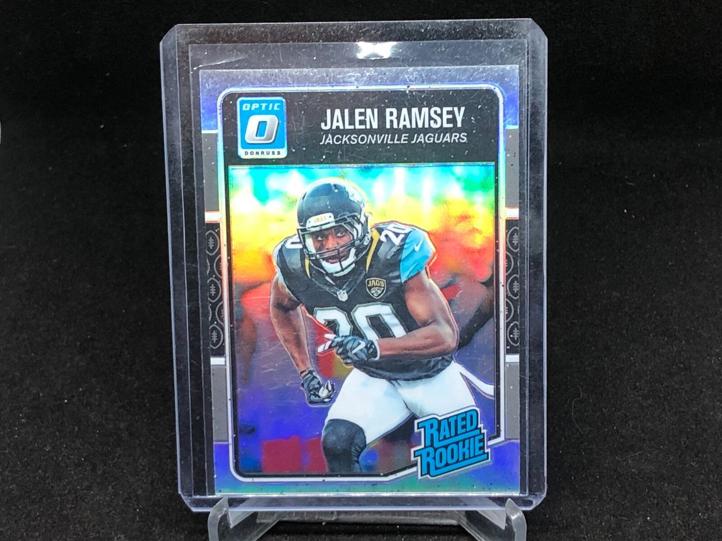 JALEN RAMSEY 2016 PANINI DONRUSS OPTIC SILVER HOLO RATED ROOKIE RC # 171
