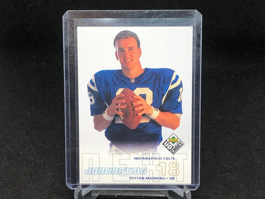 PEYTON MANNING 1998 UPPER DECK DOMINATION UD CHOICE RC # 256