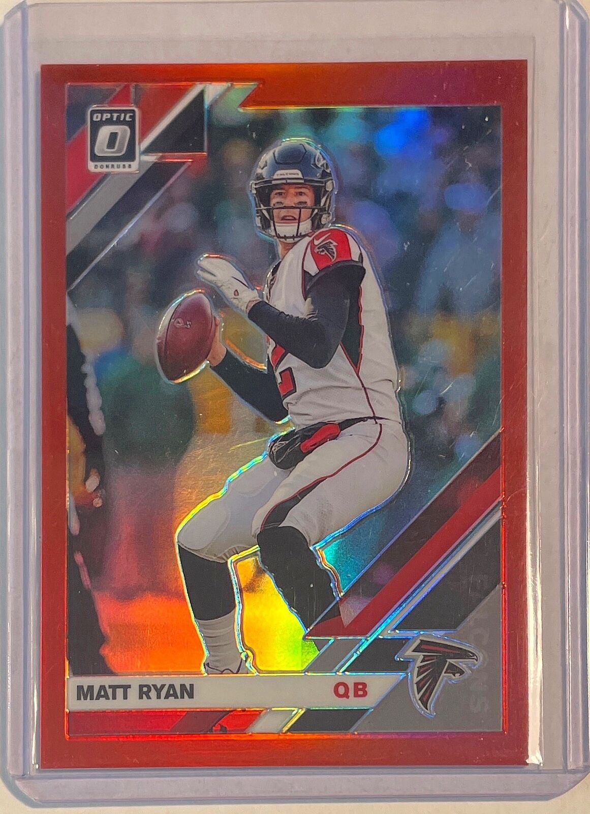 MATT RYAN 2019 PANINI DONRUSS OPTIC RED PRIZM #D 46/99