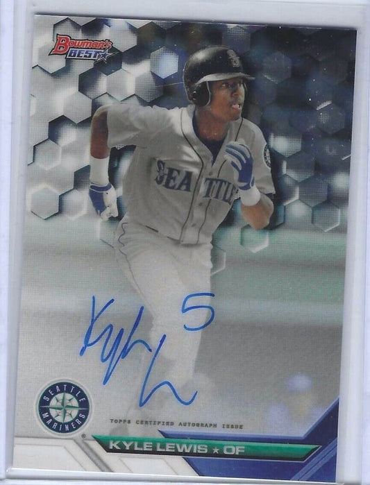 KYLE LEWIS 2016 BOWMANS BEST PROSPECT AUTO #B16-KL