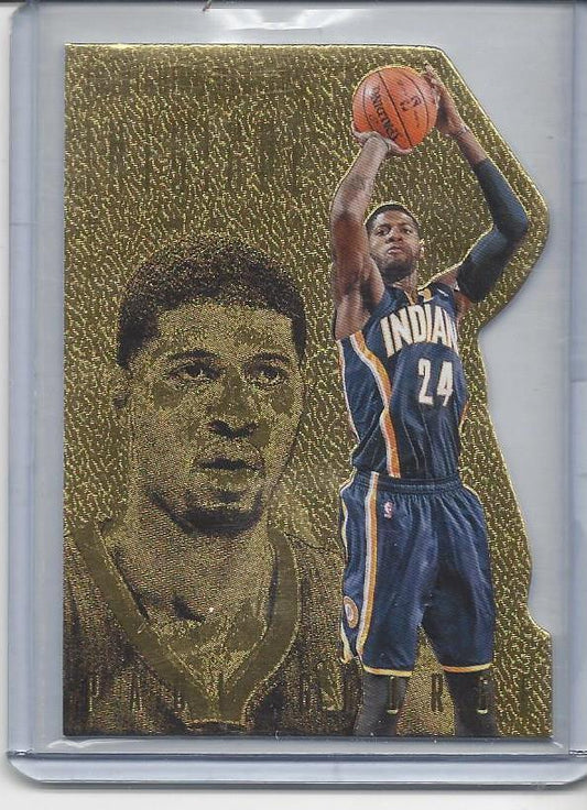 PAUL GEORGE 2013-14 PANINI INTRIGUE INTRIGUING PLAYERS GOLD DIE CUT #D 3/10