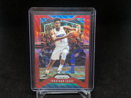 JONATHAN ISAAC 2019-20 PANINI PRIZM RED RUBY WAVE PRIZM # 194
