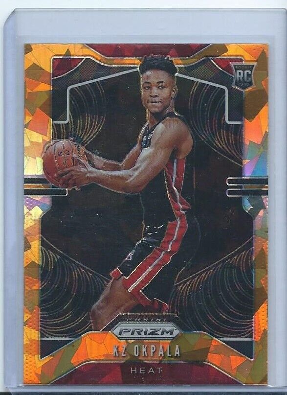 KZ OKPALA 2019-20 PANINI PRIZM ORANGE ICE PRIZMS RC #275